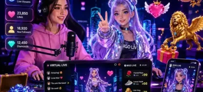 آموزش Virtual Live در BIGO LIVE؛ راهنمای لایو آواتار